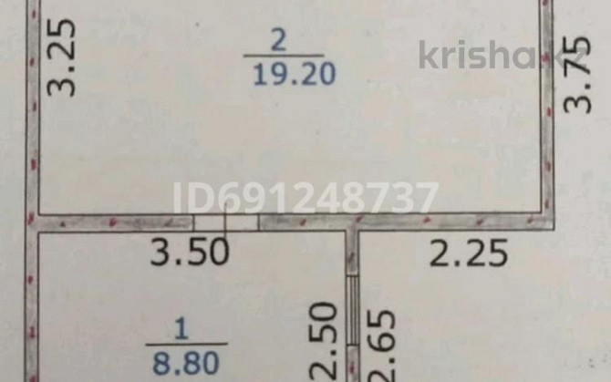 1-комнатный дом, 47 м², 6 сот., Карасай батыр - Ресторан Байтелі  - photo 1