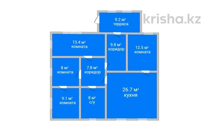 4-комнатный дом, 106 м², 7.65 сот., Дорожник  - изображение 2