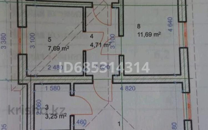 5-комнатный дом, 100 м², 4 сот., Брусиловского Urochishche Talgarbaytuma - photo 1