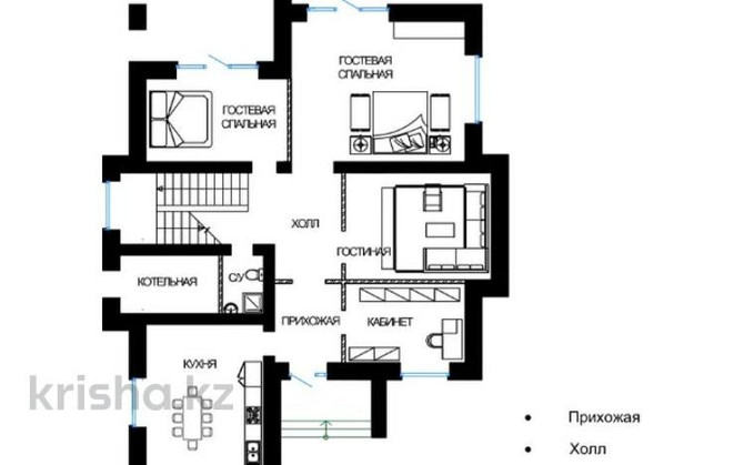 10-комнатный дом, 260 м², 8 сот., Мкр Бекзата Саттарханова 1 стр Туркестан - изображение 5