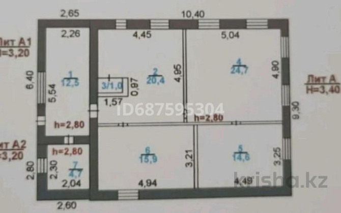4-комнатный дом, 100 м², 4 сот., Переулок Северный 1 Рудный - изображение 2