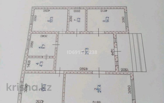 4-комнатный дом, 117 м², 6.5 сот., Ушкайын  - изображение 2