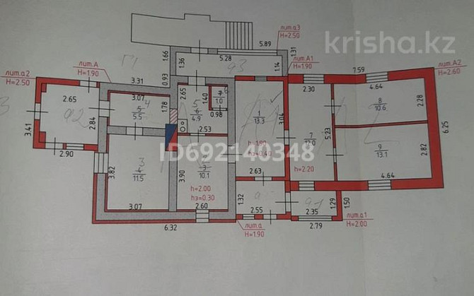 8-комнатный дом, 100 м², 400 сот., Высоковольтная 10/1 Усть-Каменогорск - изображение 1