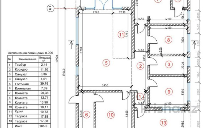 5-комнатный дом, 186 м², 10 сот., Махмута Кашгари 23 - 200м от пересечения ул. Абая и ул. Махмута Ка  - изображение 5