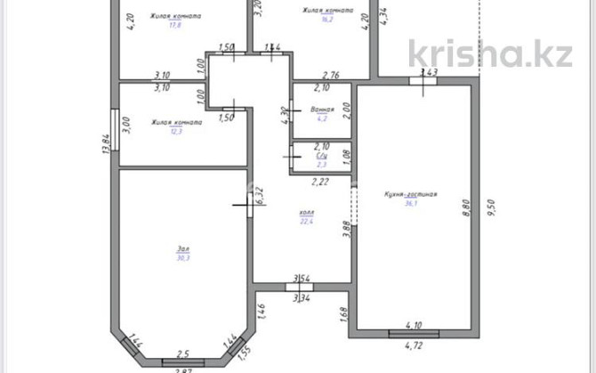 5-комнатный дом, 141 м², 8.7 сот., Имашева Жаик-2 - изображение 3