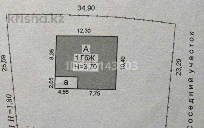 3-комнатный дом, 100 м², 8 сот., мкр Ерменсай, Пальгово 26 Almaty - photo 4