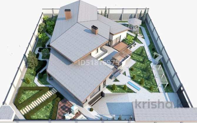 8-комнатный дом, 1000 м², 25 сот., Шаяхметова Шымкент - изображение 2