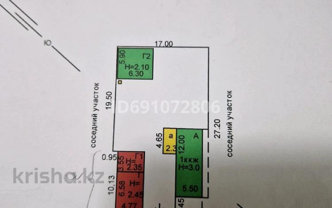 2-комнатный дом, 66 м², 5 сот., Хакимжановой 81 - 17 школа, достык ,уют , 21 школа , КИНЕУ. Костанай - изображение 6