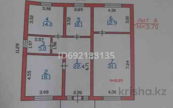 4-комнатный дом, 118 м², 4 сот., мкр Мадениет, Суатсай 31 Almaty