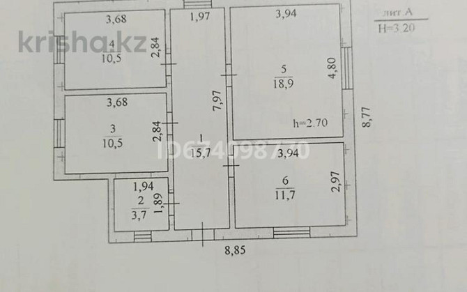 3-комнатный дом, 100 м², 6 сот., Бегей  - photo 3