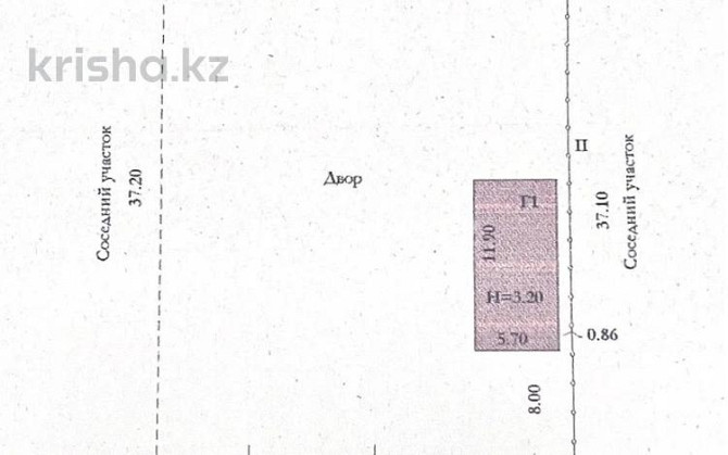 1-комнатный дом, 67.8 м², 10.44 сот., Кызылжар 3  - изображение 3