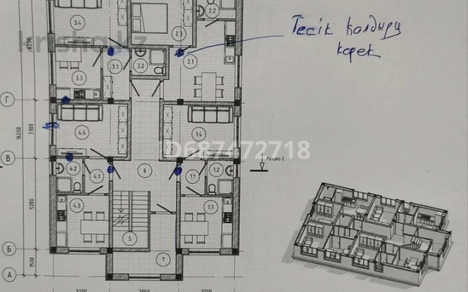 12-комнатный дом, 400 м², 7.45 сот., мкр Тастак-2, Циолковский 5 - Райымбек Тлендиева Алматы - изображение 4