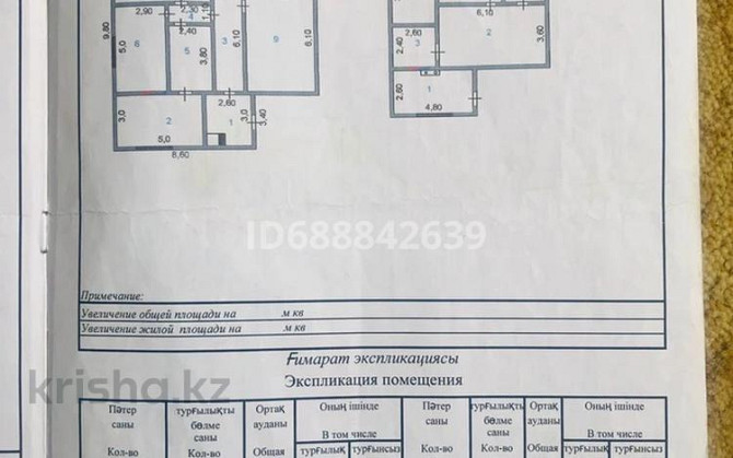 6-комнатный дом, 150 м², 10 сот., Дурментаева 11 Сатпаев - изображение 3