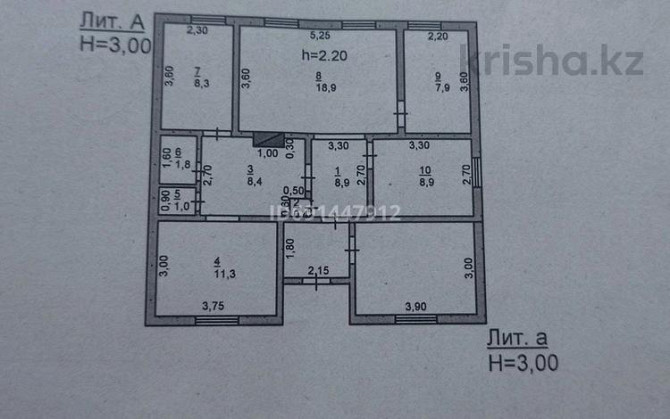 4-комнатный дом, 90 м², 11 сот., Наурызбай батыра - .  - изображение 1