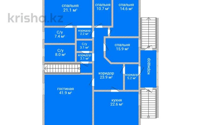 5-комнатный дом, 390.7 м², 11 сот., Г. Каирбекова 148 Kostanay - photo 2