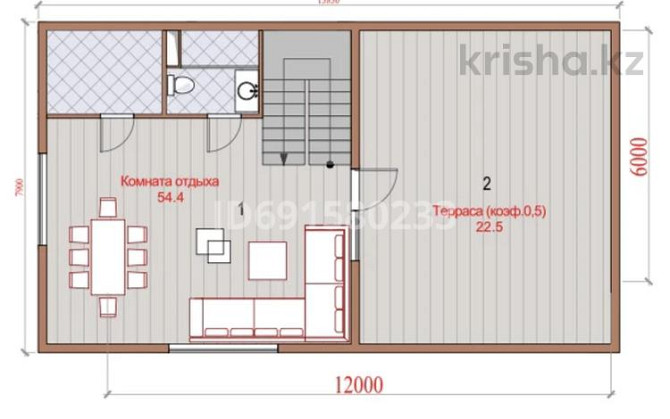 6-комнатный дом, 223.5 м², 3.5 сот., мкр Карагайлы 26 Almaty - photo 7