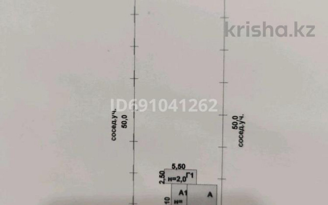 1-комнатный дом, 52 м², 8 сот., Кулагер 10 Akkol' - photo 1