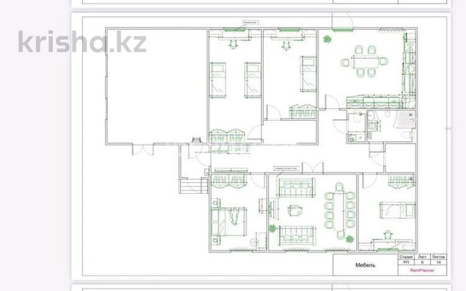 5-комнатный дом, 181 м², 14 сот., River Park Астана - изображение 5