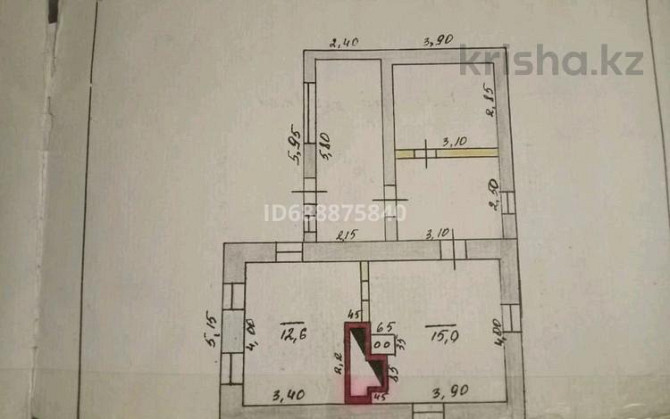 3-комнатный дом, 65 м², 10 сот., Ауэзова 105 - Озмителя  - изображение 4