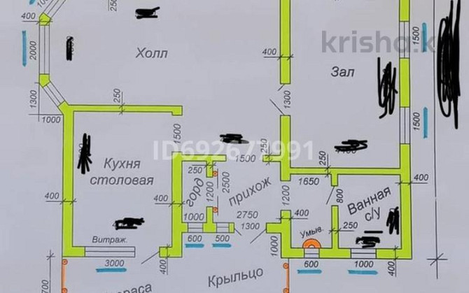 6-комнатный дом, 220 м², 8 сот., Жаңақұрылыс 34 Касымбек датка - изображение 5