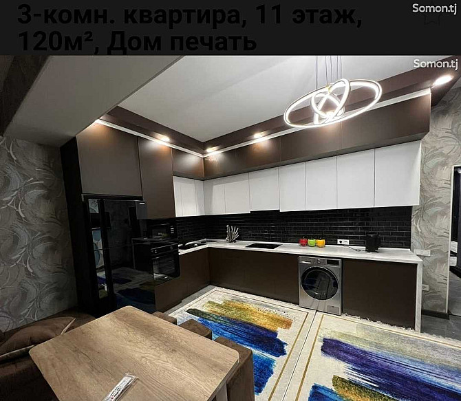 2-комн. квартира, 9 этаж, 80 м² Душанбе - изображение 3