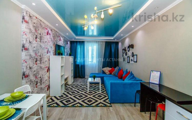 2-комнатная квартира, 60 м², 23/24 этаж посуточно, Сарайшык 7Б — Акмешит Astana - photo 1