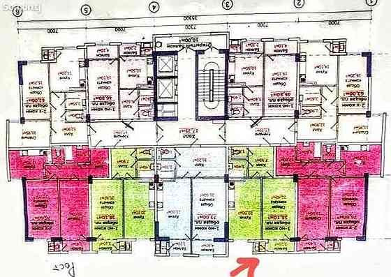 1-комн. квартира, 11 этаж, 58 м², Профсоюз Dushanbe