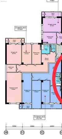 3-комн. квартира, 17 этаж, 160 м², Сомони Центр Спартак Душанбе