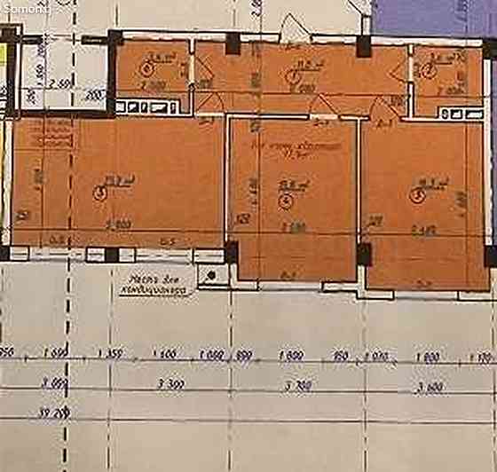 3-комн. квартира, 9 этаж, 78 м², Кохи Фарханг Бободжон Гафуров