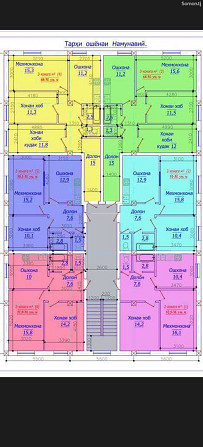 2-комн. квартира, 2 этаж, 54 м², Рудаки Рудаки - изображение 2